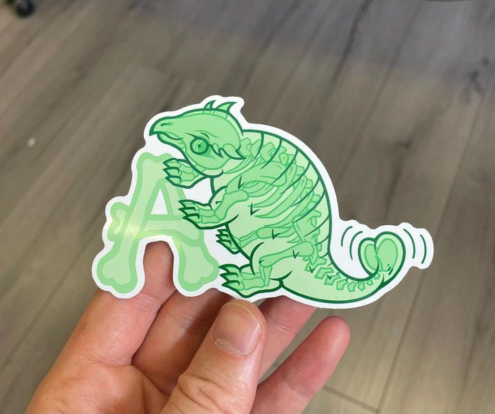 The A-Z of Dinosaur Bones Sticker Pack